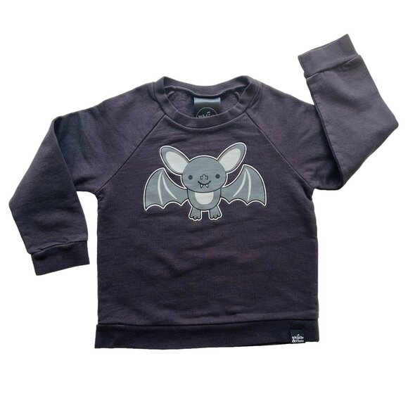 Whistle & Flute Bat Unisex Sweatshirt Size 1-2 years - Picture 1 of 4